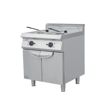 埃科菲商用西廚設備XKE-DZ-700雙缸雙篩電炸爐雙缸炸爐連柜座