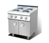 埃科菲商用西厨设备XKE-DS-700四头煮食炉连柜座立式电煮食炉
