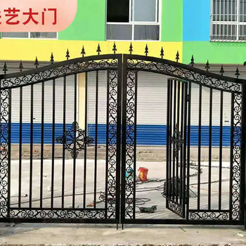 濱海新區鐵藝平移門加工/別墅鋁藝大門安裝制造電話