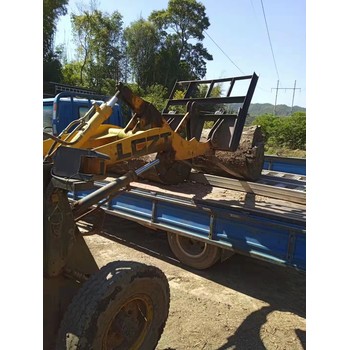 裝載機(jī)鏟車抓草爪子叉光伏叉子魯工明宇改叉車920930鏟車叉子