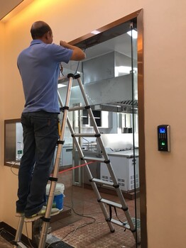 濟南豐陽玻璃門廠家安裝維修自動感應門電動卷簾門
