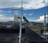 云南智能雷电预警系统30km探测仪气象六要素无线传输三级声光预警