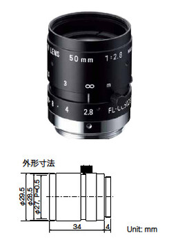 FL-CC1614-2M理光200万像素镜头