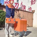 手持水刀切割鋼板無火花不變形防爆切燃氣管道