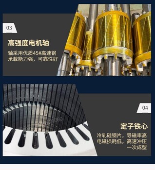 白山市YBZH200-50-6防爆振動(dòng)電機(jī)3.7kw國標(biāo)線圈大功率振幅可調(diào)