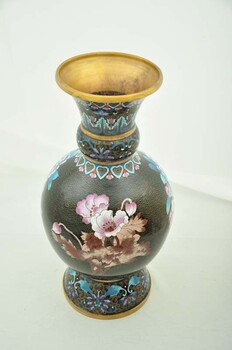 景泰藍(lán)廠家加工定制景泰藍(lán)工藝品銅胎掐絲琺瑯工藝品