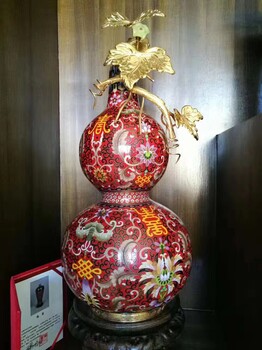 景泰藍花瓶擺件，景泰藍廠家批發定制，景泰藍工藝品擺件香爐