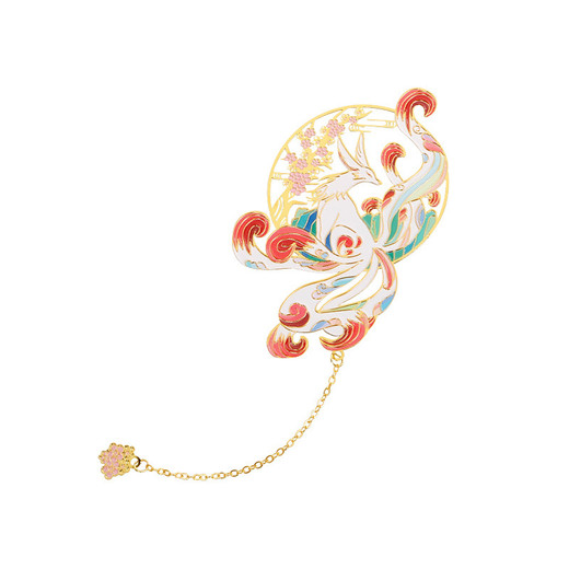 九尾狐金屬書簽創(chuàng)意中國風(fēng)精美禮品