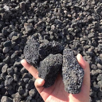 镇江生物除臭火山岩滤料黑色多孔隙玄武岩规格5-8mm量大优惠