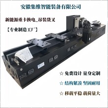 大型電動重卡移動式換電_單臂吊裝式移載貨叉圖片