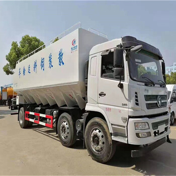 二手短三軸散裝飼料車現(xiàn)車優(yōu)惠/散裝飼料汽車運(yùn)輸車