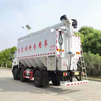 二手東風(fēng)福瑞卡12方14方散裝飼料車撿漏散裝飼料運輸半掛車
