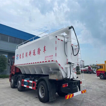 二手28方散裝飼料現(xiàn)車隨時提檔東風(fēng)散裝飼料車多少錢