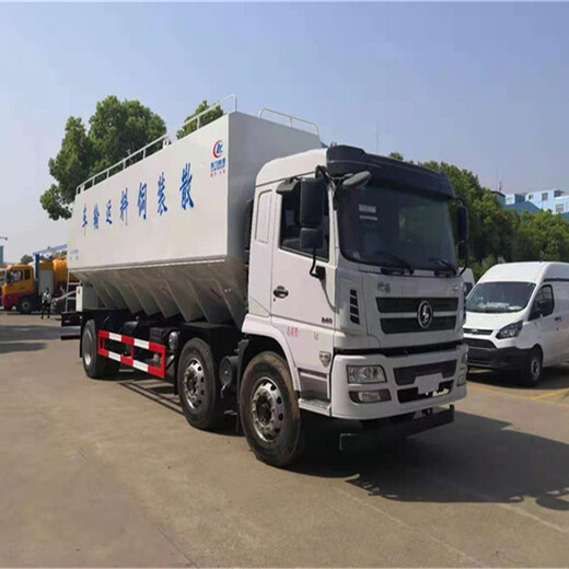 二手40方散裝飼料車(chē)重心下移車(chē)身更穩(wěn)散裝飼料車(chē)輛運(yùn)輸車(chē)