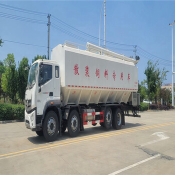 二手30方散裝飼料車現(xiàn)車隨時(shí)提檔散裝運(yùn)輸飼料車價(jià)格