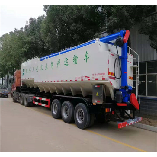 二手30吨散装饲料车重心下移车身更稳散装饲料运输车厂商