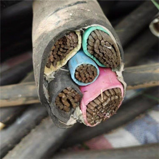 湘东区回收带皮电缆湘东区回收二手铝线