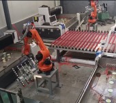 玻璃磨边机自动化生产FX玻璃加工中心搭配机械手