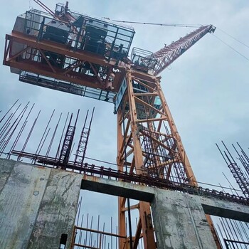 QTZ63塔式起重機5013塔吊50米臂長建筑塔機載重6噸山東鴻達塔吊