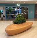 玻璃鋼花盆座椅