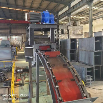 河北正康定制粉煤灰輸送機除塵灰礦粉拉鏈機埋刮板輸送機