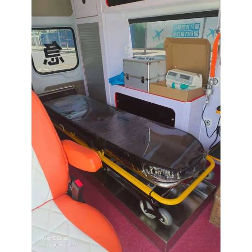 天津120救护车带呼吸机转运-24小时服务为您服务