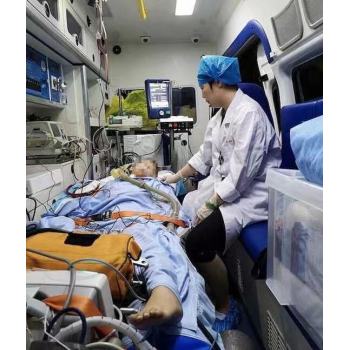上海长途救护车转运重症病人-价格合适