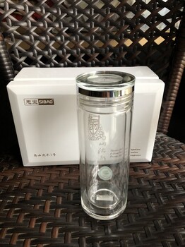 代理西安圣以諾品牌玻璃杯，水晶茶杯，配禮盒手提袋