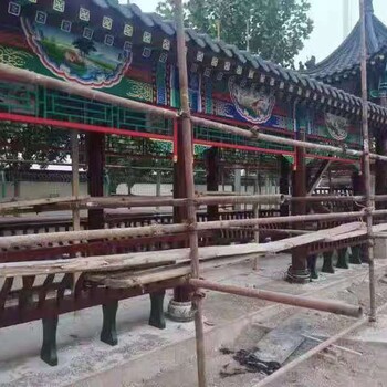 曲阜干古建筑彩繪
