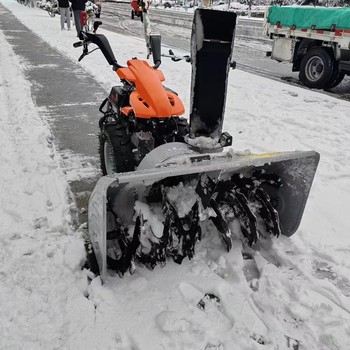 多功能手扶汽油三合一除雪机全齿轮燃油铲雪抛雪机大棚铲雪机