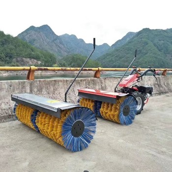 小型手推式掃雪機小區(qū)工業(yè)廠區(qū)便攜式掃雪機滾刷除雪機清雪設(shè)備