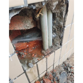 深圳埋地暗管漏水点定位，消防水管测漏点，地下PE管道破裂维修