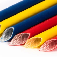 廠家生產(chǎn)耐高溫阻燃V0硅膠玻纖套管