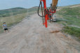  Mudanjiang 300 excavator desert drilling auger body is solid and can be supported
