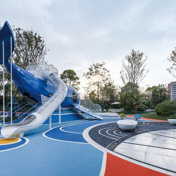 幼兒園攀巖墻小區(qū)鉆洞滑梯公園大型塑料滑梯戶外兒童組合秋千
