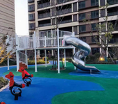 游樂園不銹鋼滑梯商場逃生滑梯戶外兒童秋千小區公園蹺蹺板