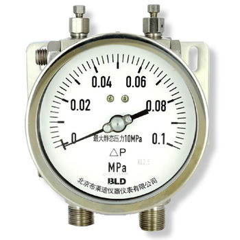 BLD/布莱迪YCBFN-100HGK全钢差压表单膜片管卡安装