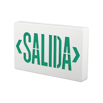 綠色SALIDA標志燈安全出口燈UL924證書LED應急燈多種安裝方式