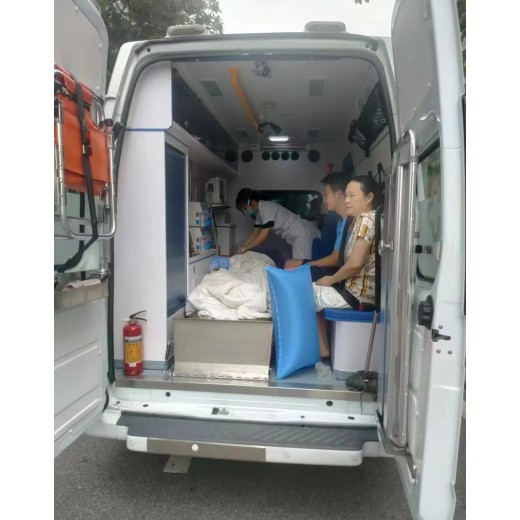 扬州救护车出租120接送病人，签订合同，按公里收费