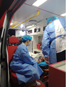 德州長途救護車跨省轉(zhuǎn)運長途救護車運送病人-隨車醫(yī)護人員