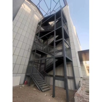 海淀区钢结构楼梯制作消防楼梯制作安装