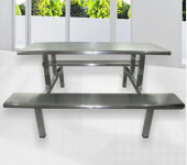 东莞不锈钢餐桌椅厂家/食堂不锈钢餐桌椅/员工不锈钢餐桌椅