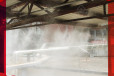 贵州安顺水泥厂喷淋降尘水雾抑尘系统环保除尘设备小篮天环境