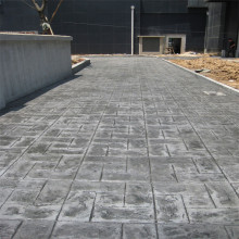  Picture of Kunming cement molding floor road baker packing embossing floor materials delivered to the site