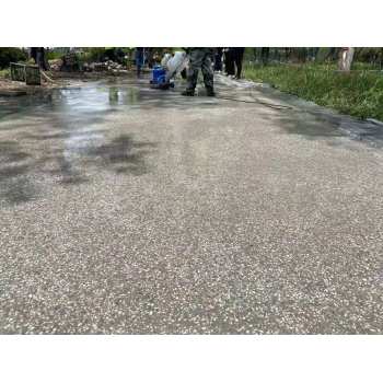 哈尔滨洗砂地坪厂家施工砾石聚合物地坪多年的施工公司质量