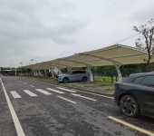贵州停车棚生产厂家景观棚张拉膜球场雨棚定制提供设计