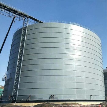 直徑20米大型粉煤灰鋼板庫螺旋利浦鋼板倉加工永諾倉儲