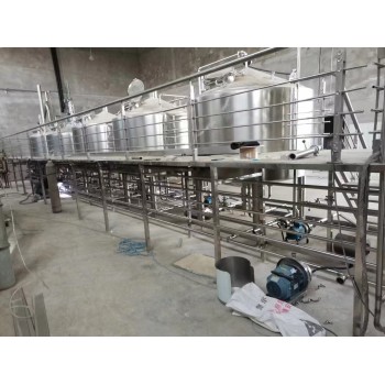山东啤酒厂15吨大型自动化精酿啤酒设备生产