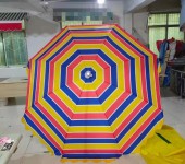 西安大型户外洋伞，七色彩虹雨晴伞，宣传展示凉亭伞做字