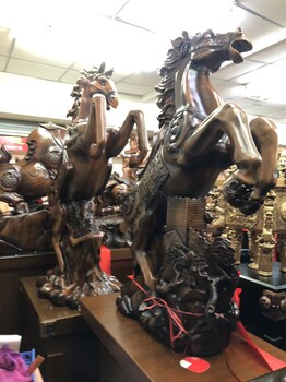 高頭大馬擺飾，西安馬到成功落地?cái)[件，兩米多高開(kāi)業(yè)送人